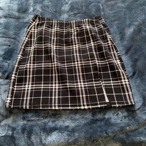 Plaid Mini Skirt